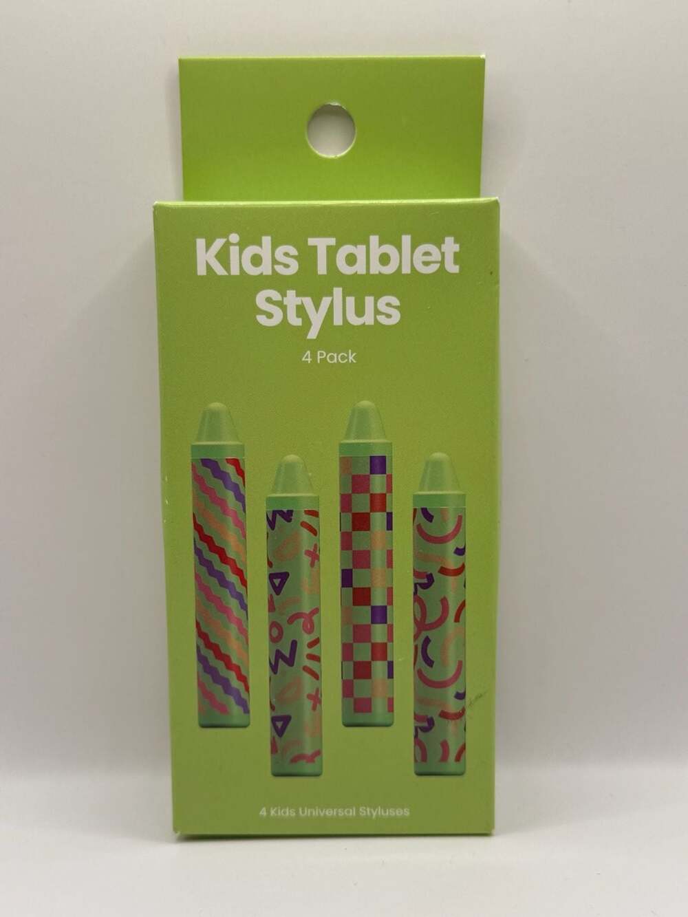 GEMS 4 Pack Kids Universal Tablet Stylus Pens Crayon Style